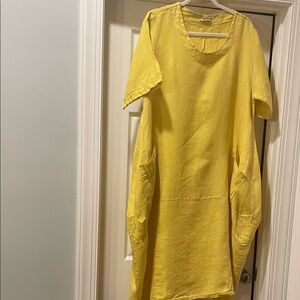 Meo Mila Sunny Yellow Midi Dress